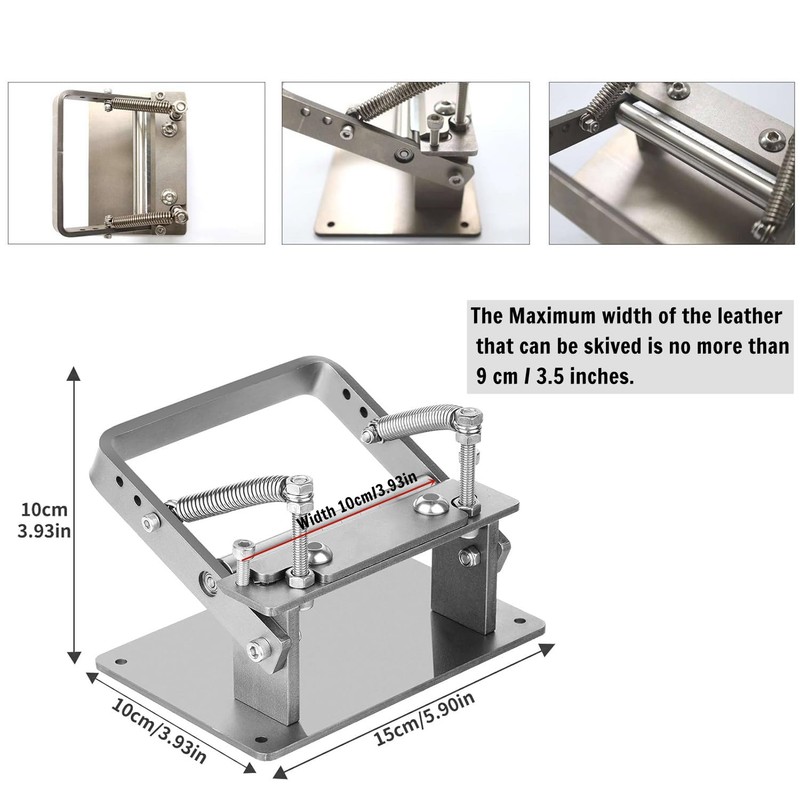 Singring Leather Splitter Manual Leather Skiver Peeler Adjustable Splitte Machine