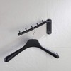 JQK Folding Clothes Hanger Rack, Stainless Steel Swing Arm Hook