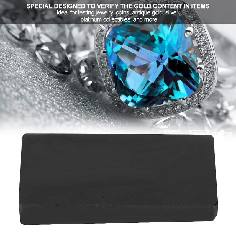 Piedra de toque profesional, Prueba de oro de joyería Piedra
