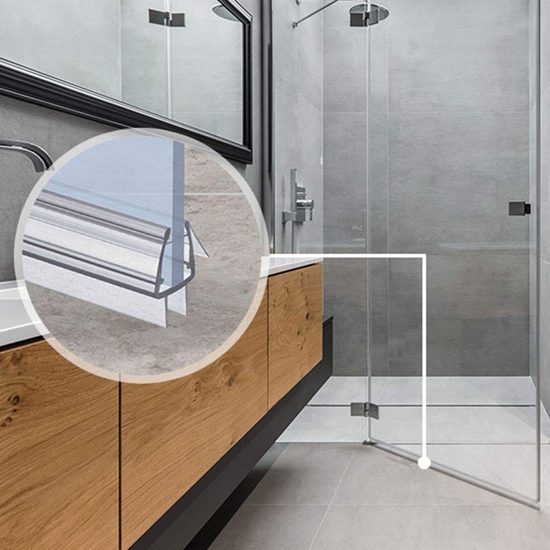 STEIGNER Shower Seal 50cm Glass Thickness 8/9mm Straight PVC Replacement