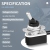 RVBOATPAT 4PCS Waterproof Toggle Switch 12V, Spst 2 Pin On