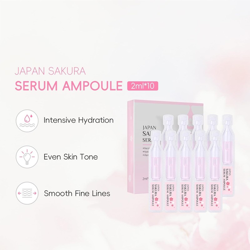 De ampollas de niacinamida para cuidado del rostro con