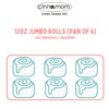 Cinnamom Bakery 12oz Jumbo Old-Fashioned Traditional Glaze Cinnamon Rolls (Pan