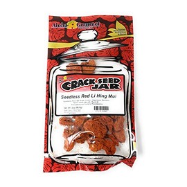 Aloha Gourmet Da Crack Seed Jar - Seedless Red Li Hing Mui 2 oz