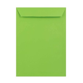 50 Mid Green C4 (to fit A4) Envelopes - 324mm x 229mm - Straight Pocket Flap Peel/Seal Green Coloured Envelopes - 120gsm Clariana Paper - to Fit A4 Inserts (Unfolded)