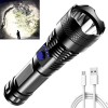 Unbranded Flashlights High Lumens Rechargeable LED Super Bright Flash Light
