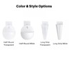 MIXNEX 2-Pack Wall-Mounted Hydroponic Planters – Hanging Flower Vases for
