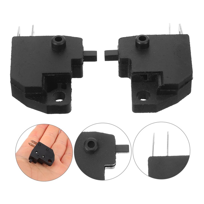 Alipis 2pcs Durable Motorcycle Brake Light Switches Front ATV Brake