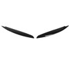 2 Pcs Headlight Eyebrow Front Left Right Light Eyelid Trim
