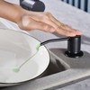 Soap Dispenser for Kitchen Sink Matte Black, Lotion Dispenser for