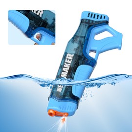 Fast Auto Suction Electric Water Gun,High Powered Squirt Guns Up to 28-32FT Range,IP67 Waterproof Full Auto 330+ Continuous Water Pistol for Adults/Kids (2 Batteries)