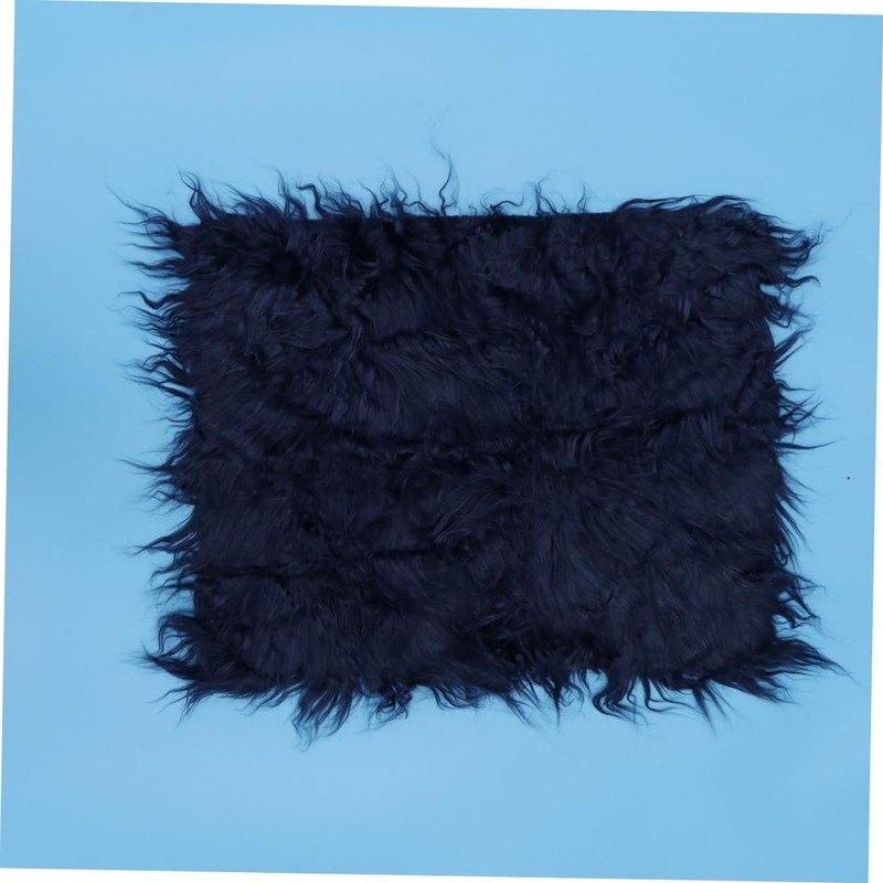Operitacx Navy Blue Newborn Photography Blanket Soft Photo Prop Mat