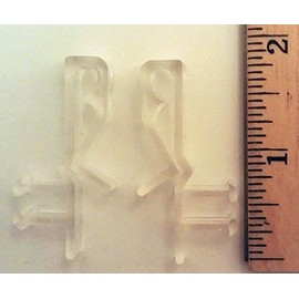 Classic Links Hidden Valance Clips for Faux and Real Wood Window Blinds (20)