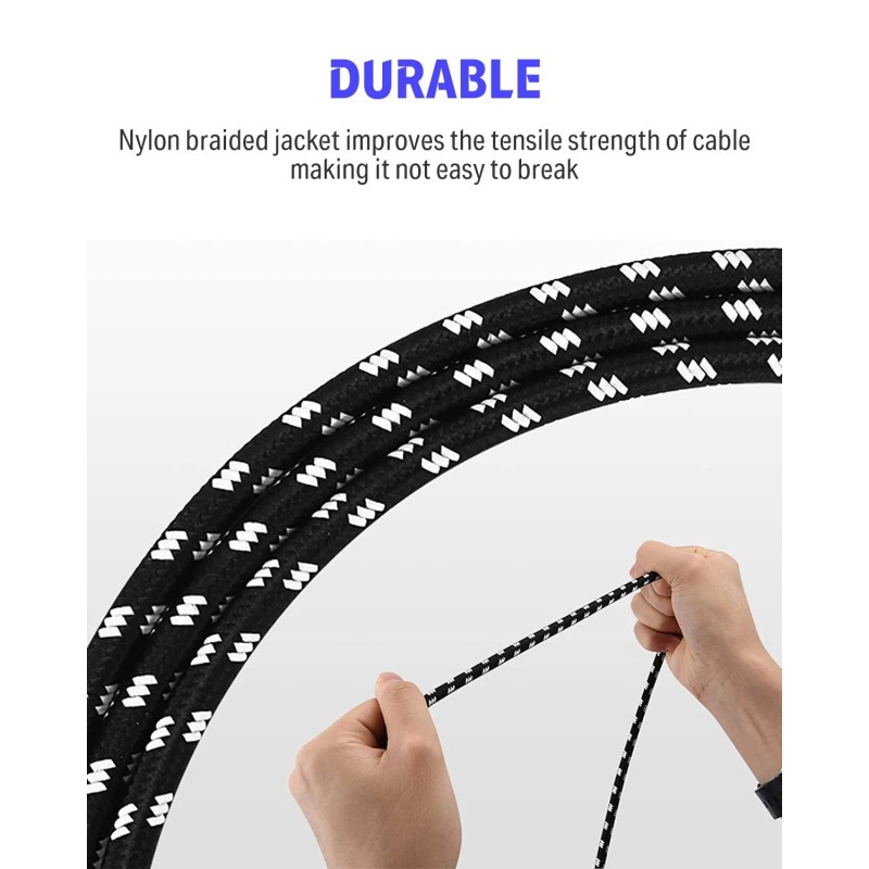 Donner Guitar Cable 10 Ft, Electric Instrument Cable Bass Amp