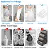 8 Gallon White-Trash-Bags Unscented Tall Kitchen - Large Plastic Garbage