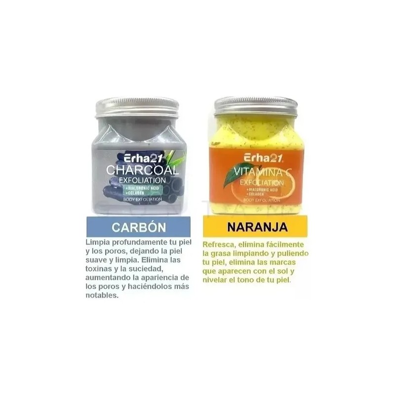 5 Exfoliante Facial Y Corporal Aromas Hidrata Aclara Mancha
