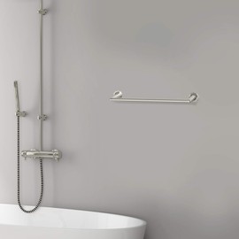 Design House 558163 Alta Bay Wall-Mounted Towel Bar 18-inch, Brushed Nickel Finish