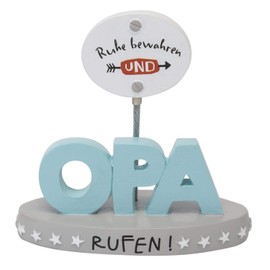 H:)PPY life Grandpa Photo Holder with Clip 3 cm x 7 cm x 7 cm Gift for Grandpa, Birthday, Christmas 46124