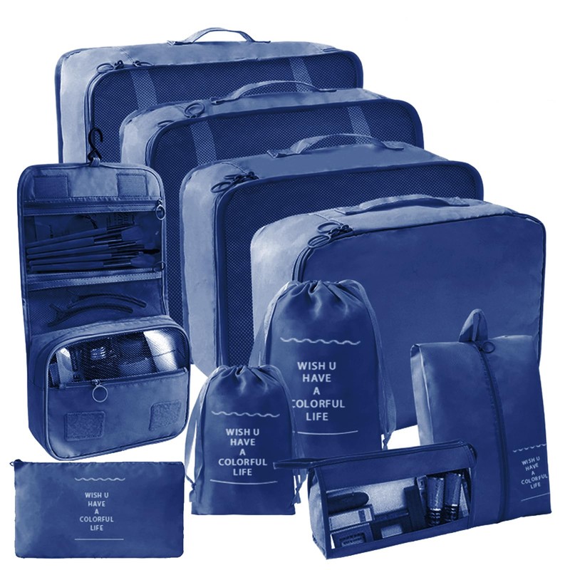 SLMT - Juego de 10 cubos de embalaje para maletas