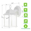 LIT-PaTH Small Outdoor LED Wall Lantern with Dusk to Dawn