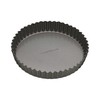 MasterClass Non-Stick Loose Tart and Quiche Tin, Fluted Carbon Steel,