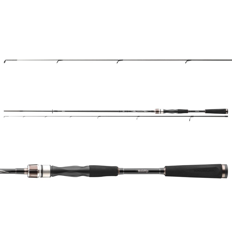 DAIWA Exceler Solidtip Spin 702L, 2 Pieces, 2.10m, 2-10g, UL