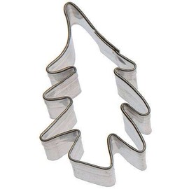 Unbranded Mini Primitive Folk Tree 2'' Cookie Cutter Metal
