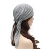 ZLYC Women's Chemo Turban Hat, Pre-Tied Headscarf, Head Wraps, Lightweight