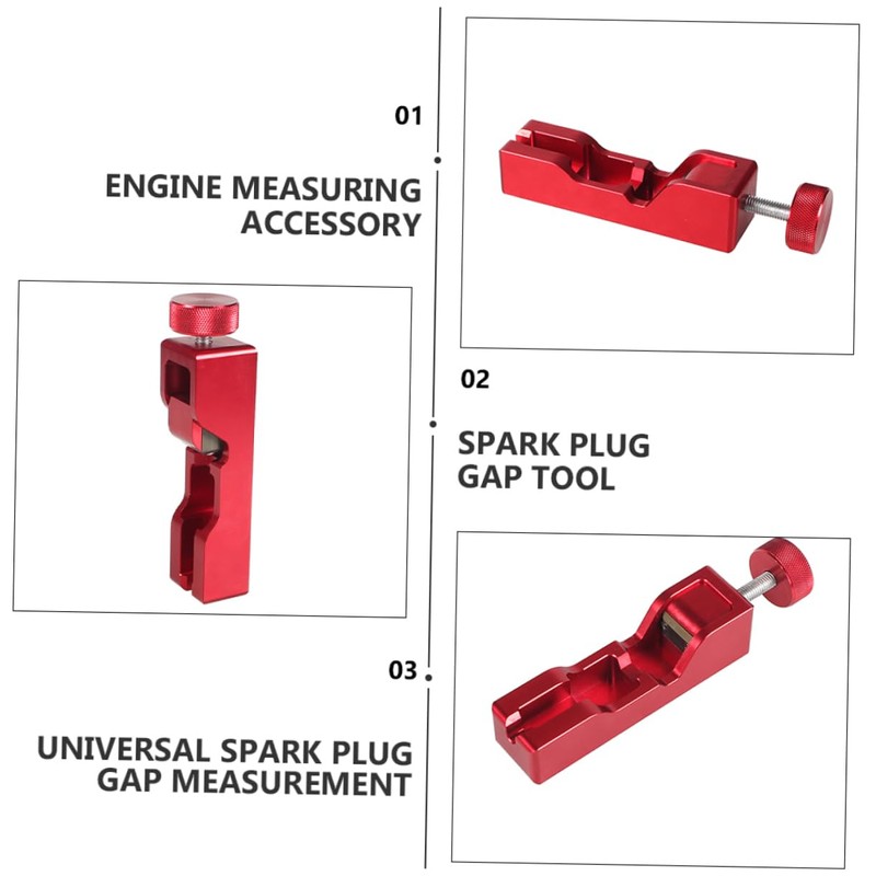 Mobestech Engine Measuring Accessory Spark Plug Gap Tool for Aluminium