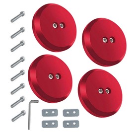 Jack Pad Lifting Pucks Jacking Stands Billet Aluminum Adapter Floor Jack Compatible with 1997-2024 Corvette C5 C6 C7 C8 | 964 993 996 997 944 911 Boxster Cayman