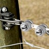 25 Pcs Aluminum Split Bolt Joint Clamp Silver Fence Wire
