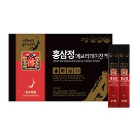 Pure Food Red Ginseng Extract Everyday Extract, 1 box (30 packets) / 순수식품 홍삼정 에브리데이진액, 1박스 (30포)