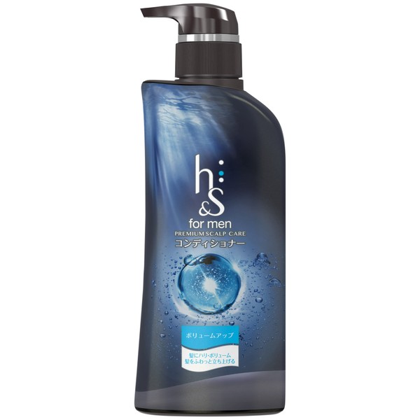 h&s for men medicated conditioner volume up premium scalp care