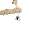 Bird Chewing Toys Hanging Natural Wood Parrot Swing Chewing Toys
