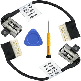 ZHUROUPU Replacement DC Power Jack Socket Charging Port Cable GDM50 for Dell INSPIRON 15 3510 3511 3520 I5-1135G7 3525 3515 3521 Vostro 15 3510 3515 14 3420 DC301017H00 231X7 DC301018100 0231X7 (2Pcs)