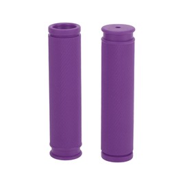 TUCKBOLD Bike Handlebar Grips Covers 125mm Long Soft | Bicycle End Grips Protector Purple 1 Pair