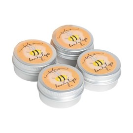 Balm's Honey Lips Kit 4 10g - Balsamo Labios Hidratante Natural Nutre y revitaliza los labios resecos - Mandarina