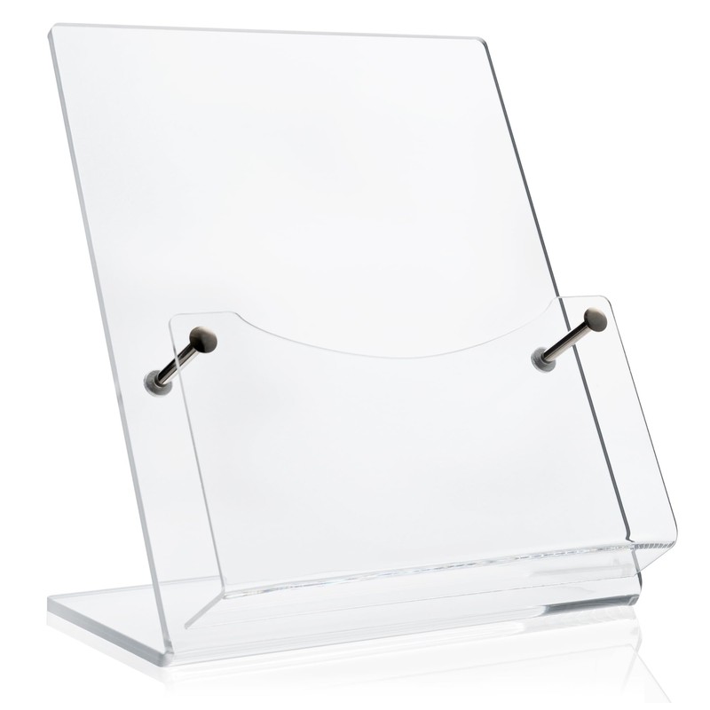 DIN A5 Design Table Brochure Stand "Deluxe" – High-Quality Flyer