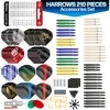 Harrows 210pc Darts Accessories Set - Amazing Bundle Includes Dart