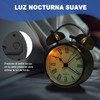 DOXLIO Despertador Ruidoso, Reloj Despertador Analógico Retro, con Luz Nocturna.