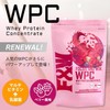 F&W(エフアンドダブリュー) プロテイン ホエイプロテイン WPC アミノ酸スコア100 国内製造 ミックスベリー 600g×1個