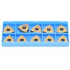 10Pcs CNC Lathe Turning Insert Indexable Solid Carbide Blade Cutting