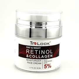 TruLook Retinol and Collagen Moisturizer Face Cream with Hyaluronic acid, Day and Night 1.7 Fl Oz