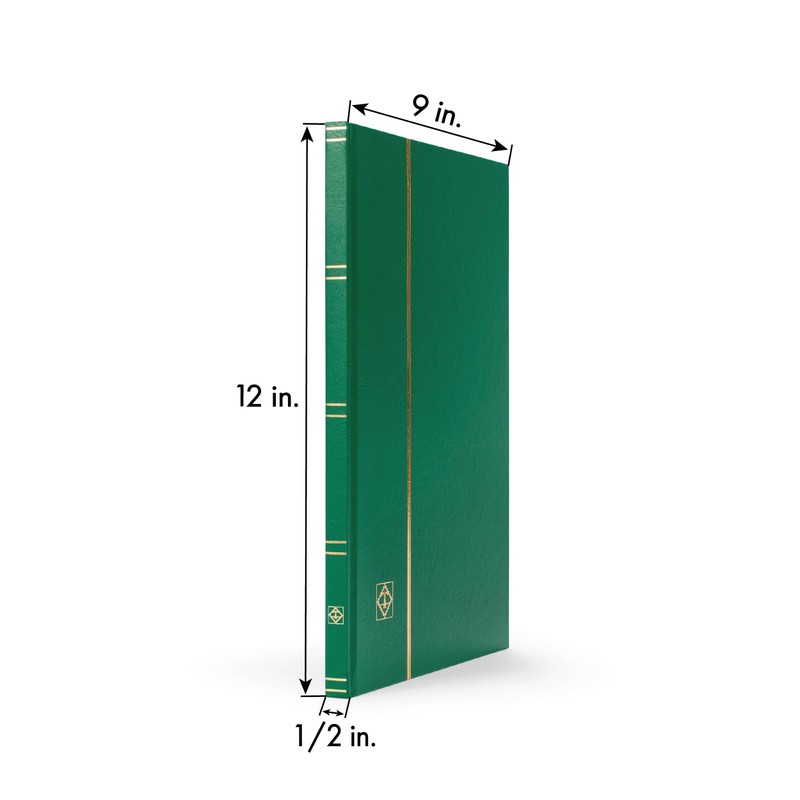 LIGHTHOUSE – “BASIC” Hard Cover Stockbook for Stamps – 16