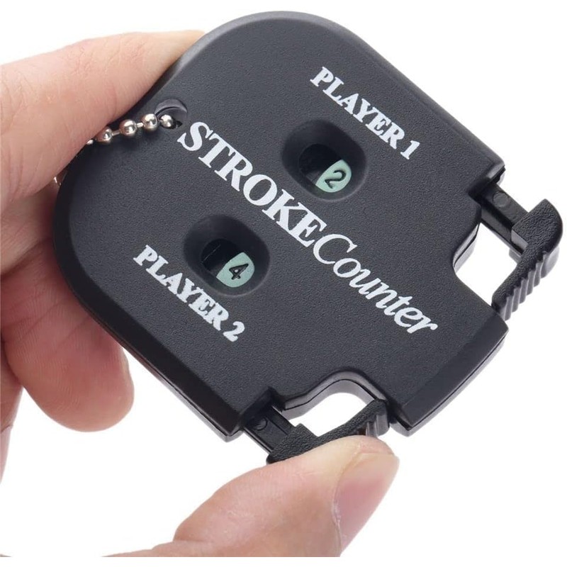 Pxiryanlow Black Golf Stroke Shot Putt Score Counter Golf Accessories,