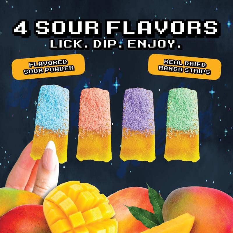 Final Boss Sour Mango Dippers – Real Fruit, Extreme Sour