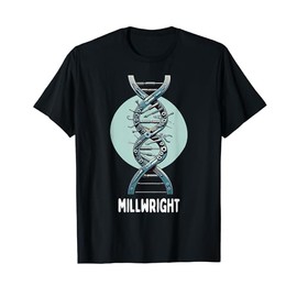 Millwright Worker DNA With Tools For Machinists T-Shirt