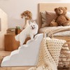 Dog Stairs for Small Dogs, High Density Foam Dog Steps,