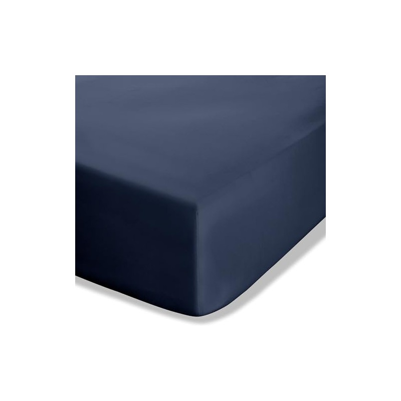 Catherine Lansfield Easy Iron Percale Single Fitted Sheet Navy