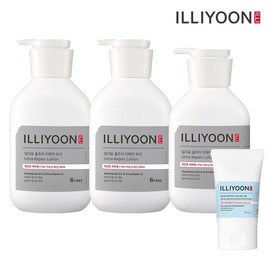 Illiyoon [Secret Special] Illiyoon Ultra Repair High Moisture Lotion 528ml*2 + 350ml (+Free Gift) / [시크릿 특가] 일리윤 울트라 리페어 고보습 로션 528ml*2+350ml (+증정)